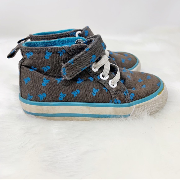 CHEROKEE canvas high tops Skull & crossbones - Picture 5 of 10